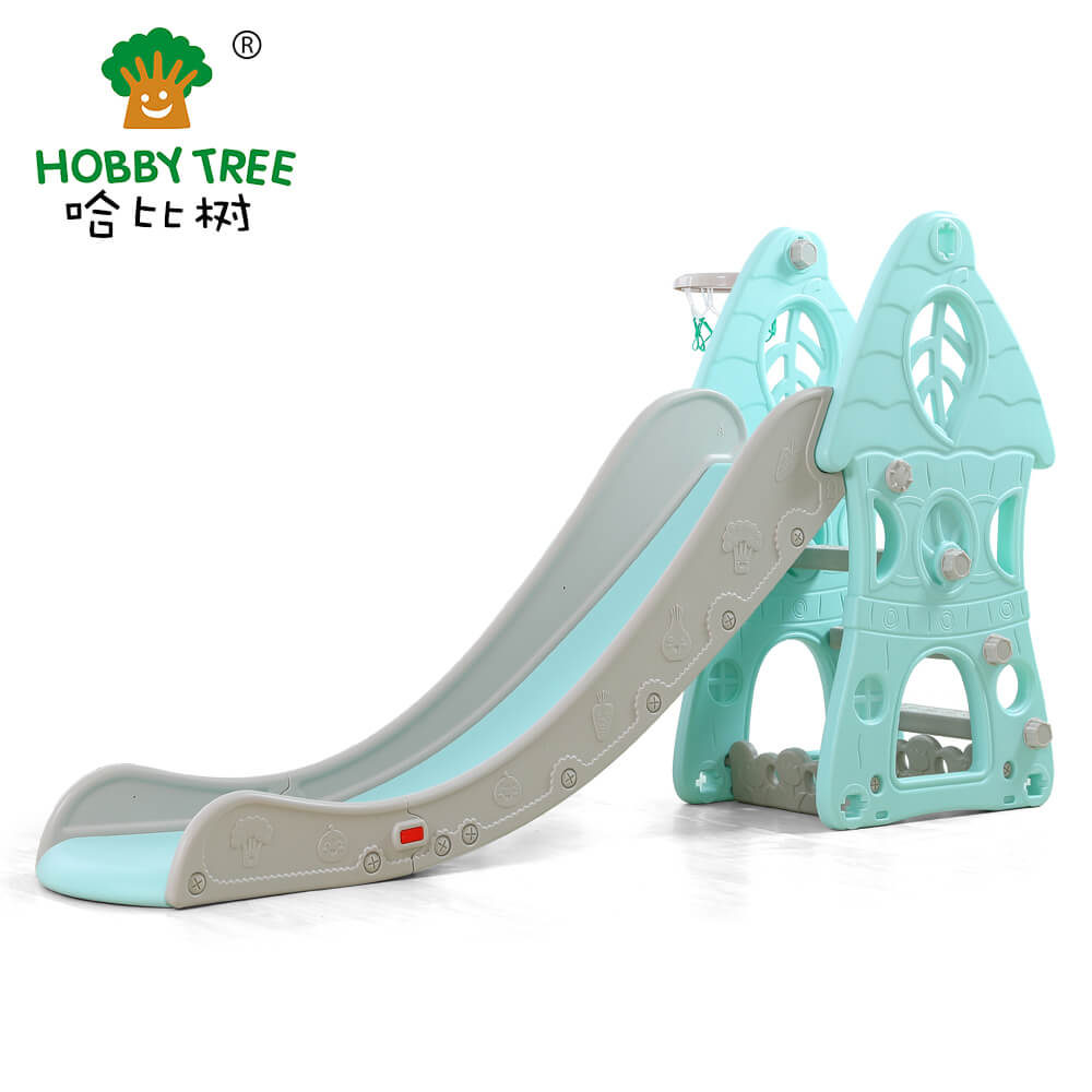 Hobby Tree Forest Theme Indoor Plastic Slide For Family WM21B162