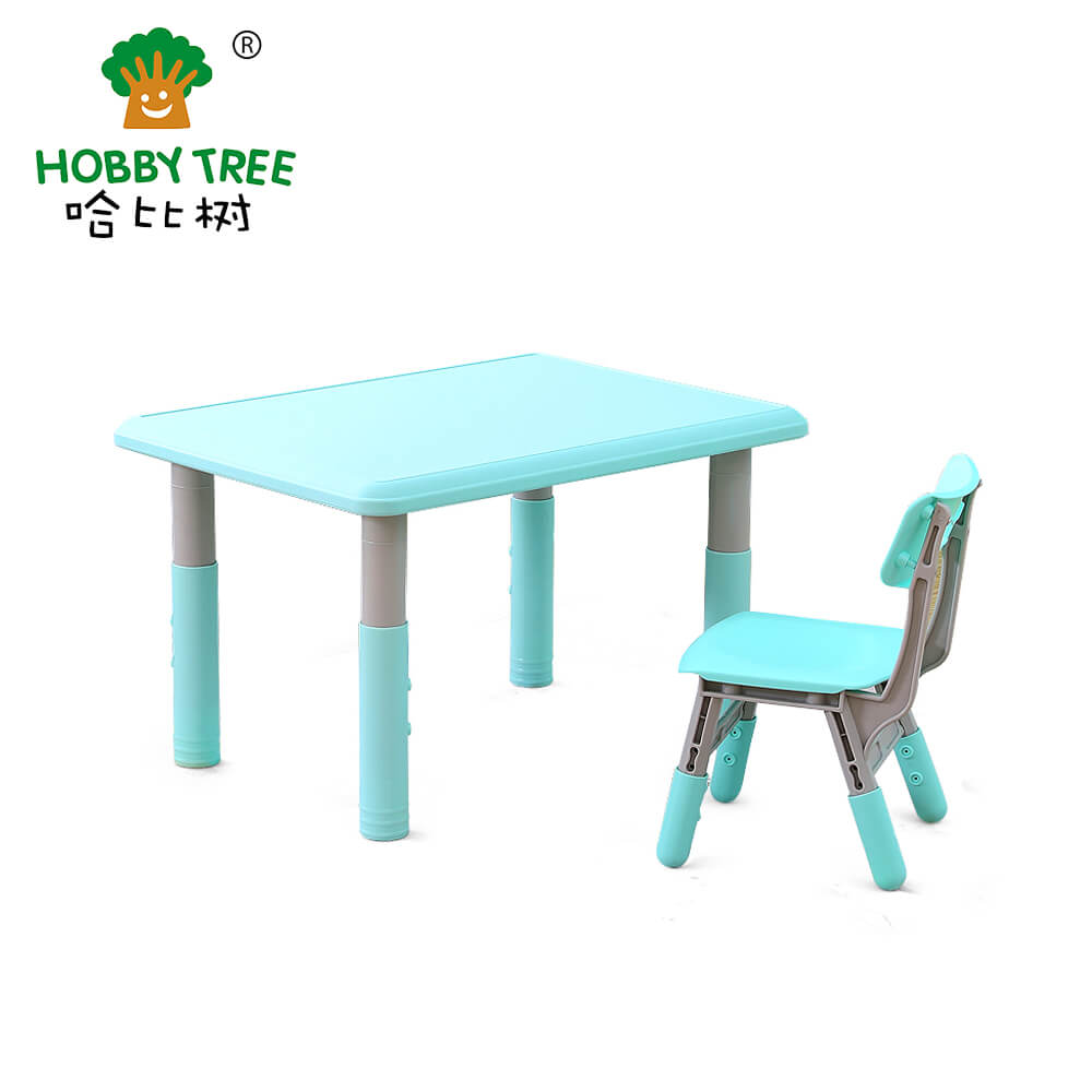 Indoor kids children learning table and chair for early education WM21F104