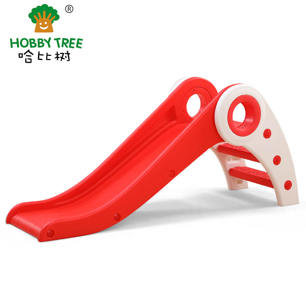 Hobby tree indoor plastic folding small slide for kid WM21B343