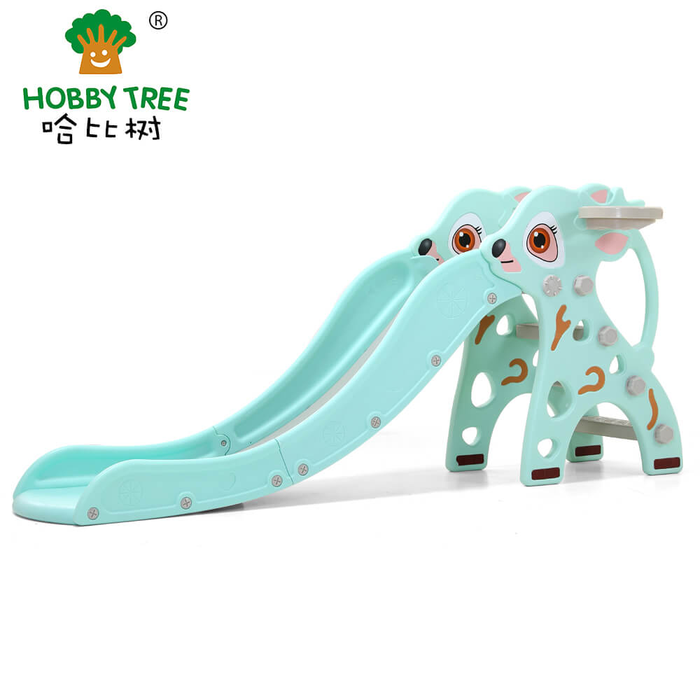 Fawn theme indoor plastic kids slide WM21B291