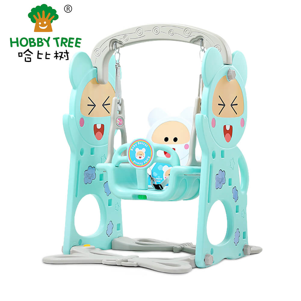 squirrel theme indoor plastic kids Swing WM19015