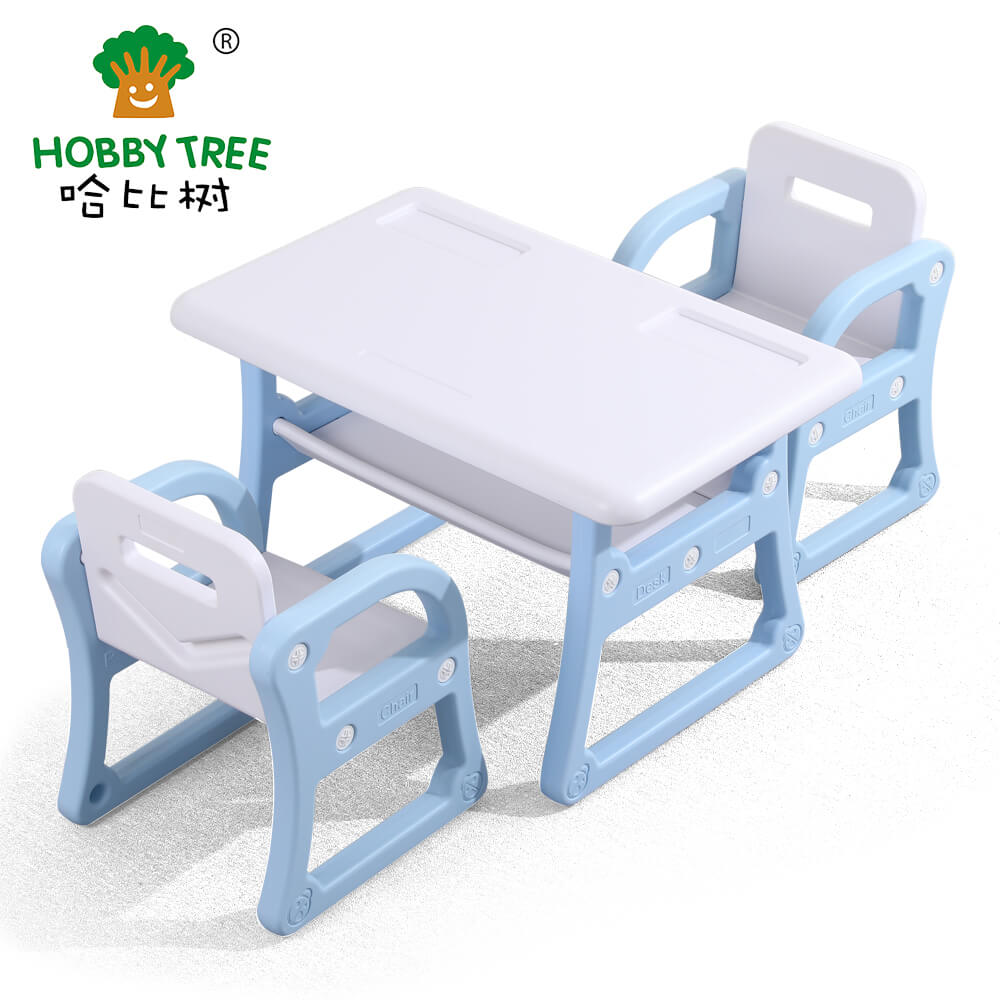 kids indoor plastic table and chair set WM21F071