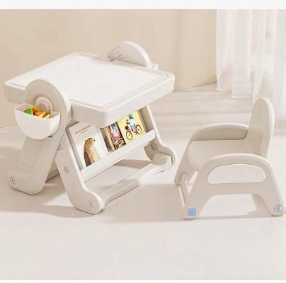 Puzzle Folding Plastic Table and Chair Set WM26F011