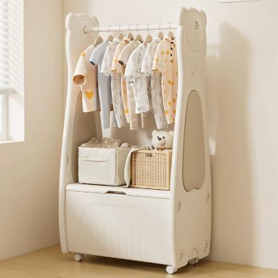 Cute Bear Rolling Clothes Rack WM26E091